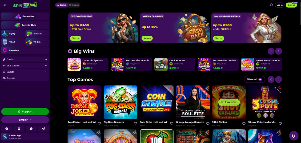 Spinmama Casino - Recenzja i Przewodnik Po Grze
